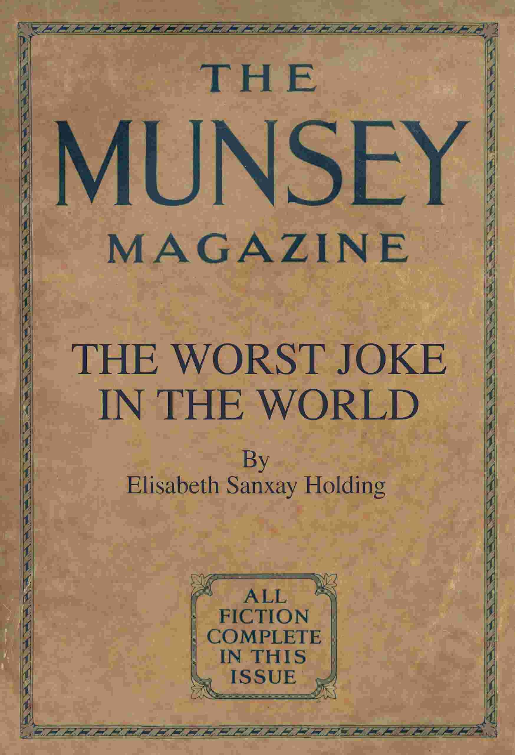 The Worst Joke in the World cover