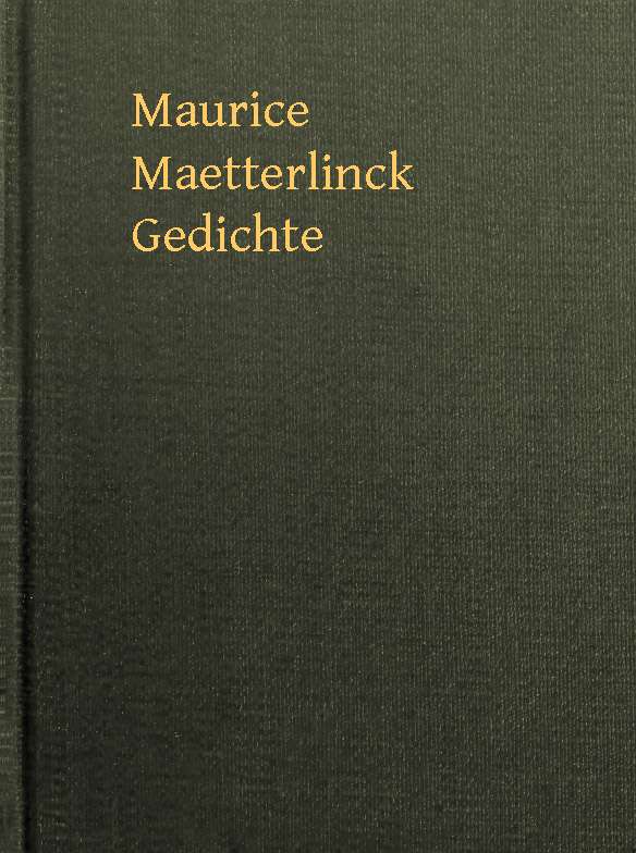 Gedichte cover