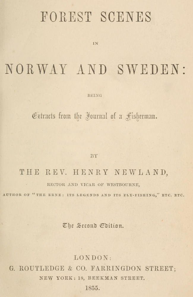 Forest Scenes in Norway and Sweden: Being Extracts from the Journal of a Fisherman cover