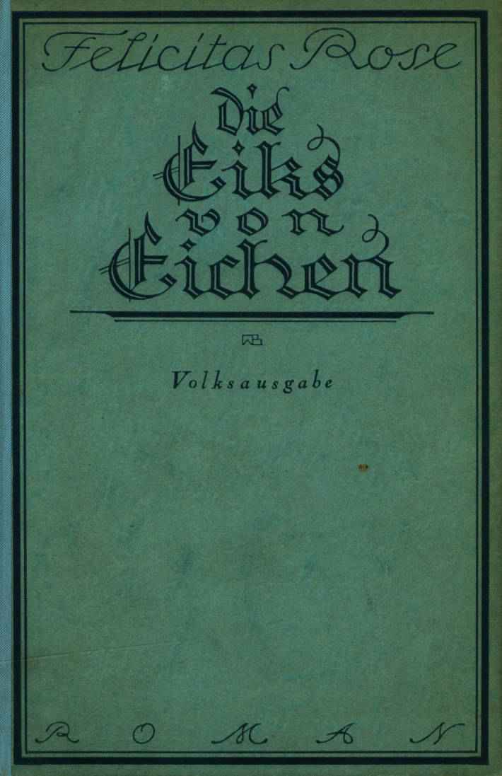 Die Eiks von Eichen: Roman aus einer Kleinstadt cover