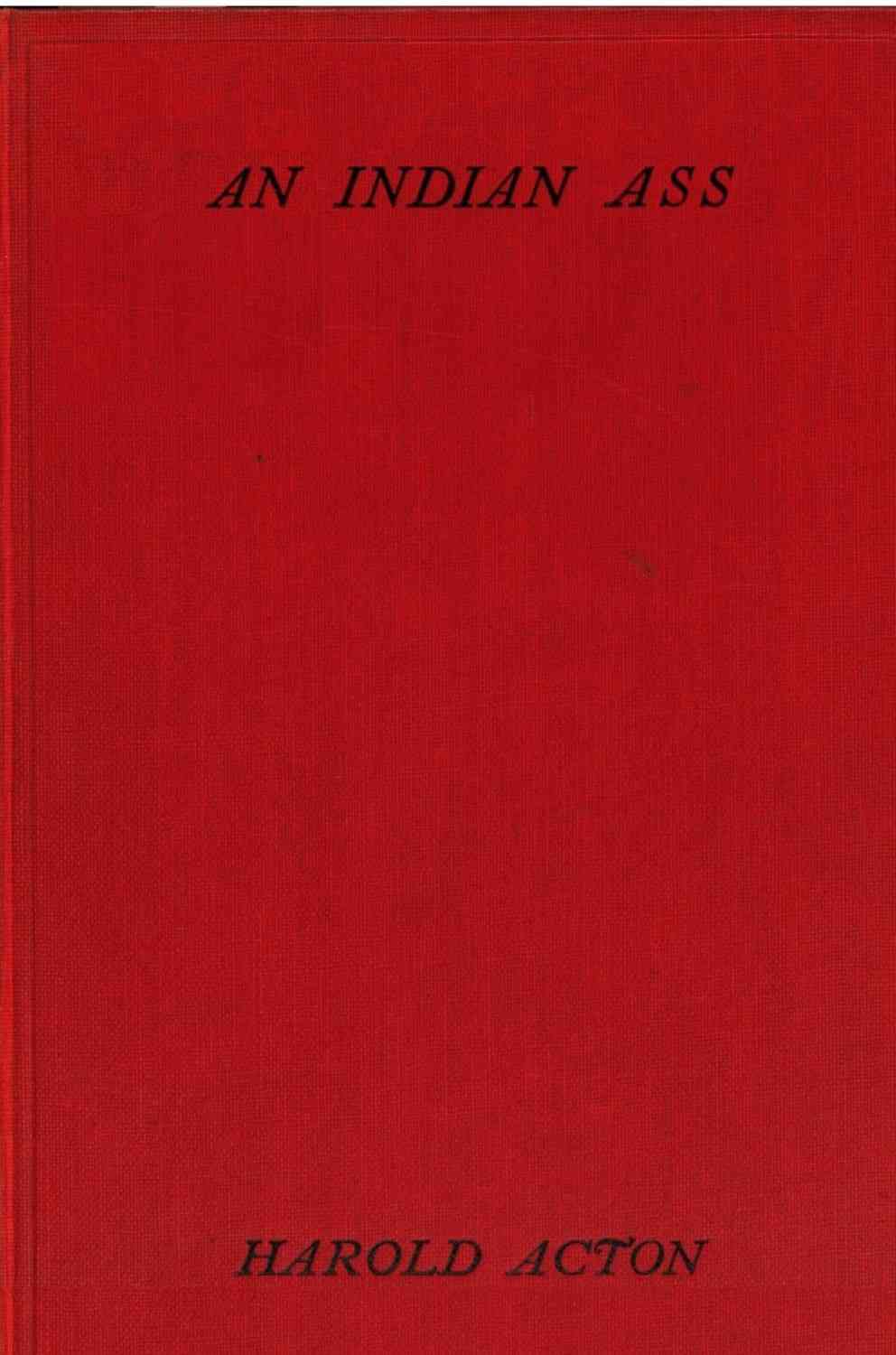 An Indian Ass cover