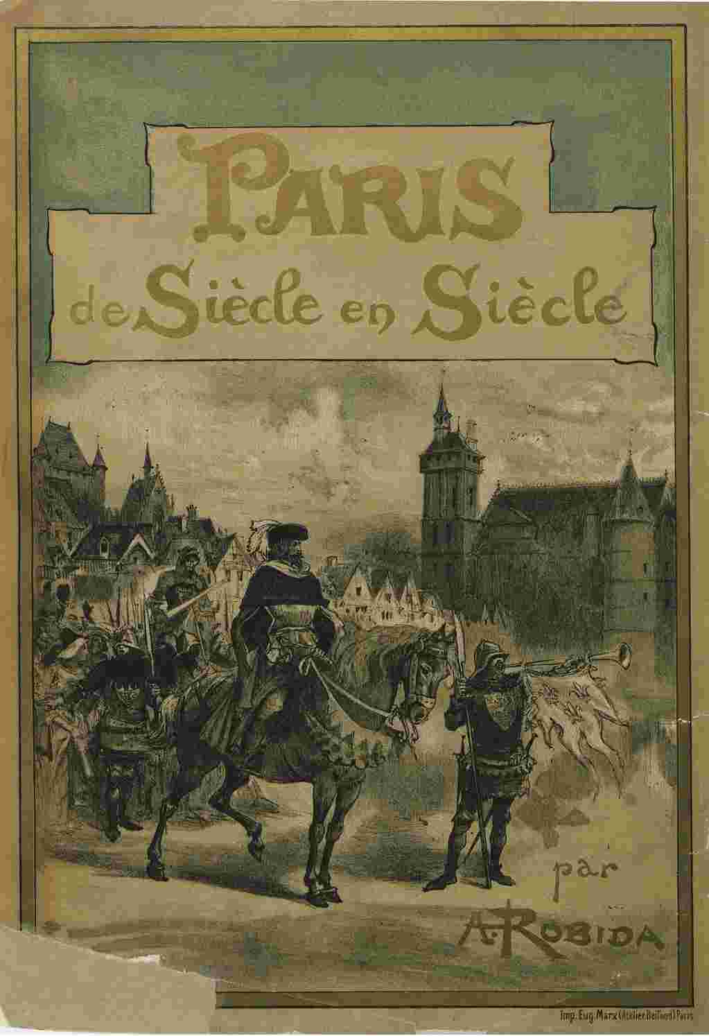 Paris de siècle en siècle cover