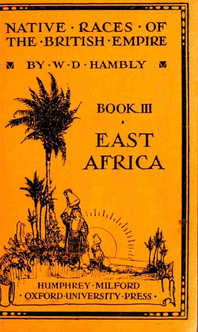 The Native Races of East Africa cover