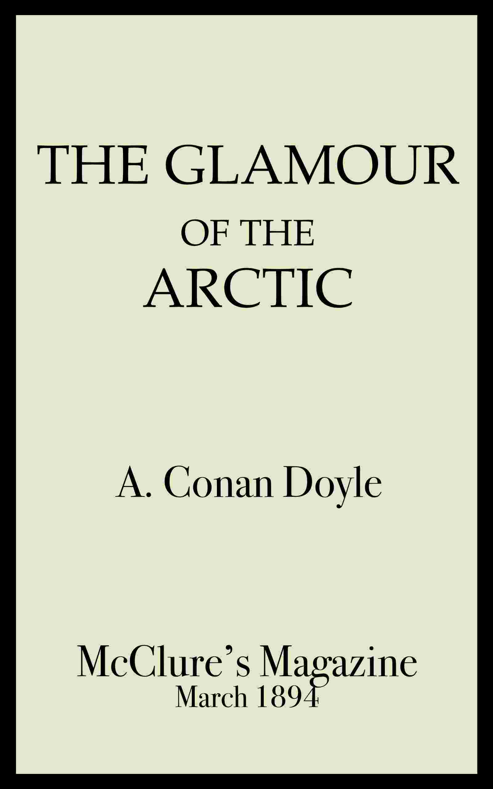 The Glamour of the Arctic cover