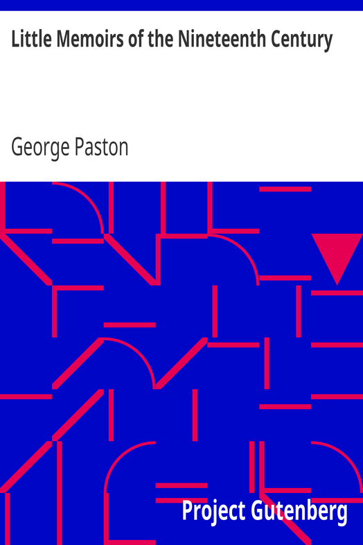 Little Memoirs of the Nineteenth Century cover
