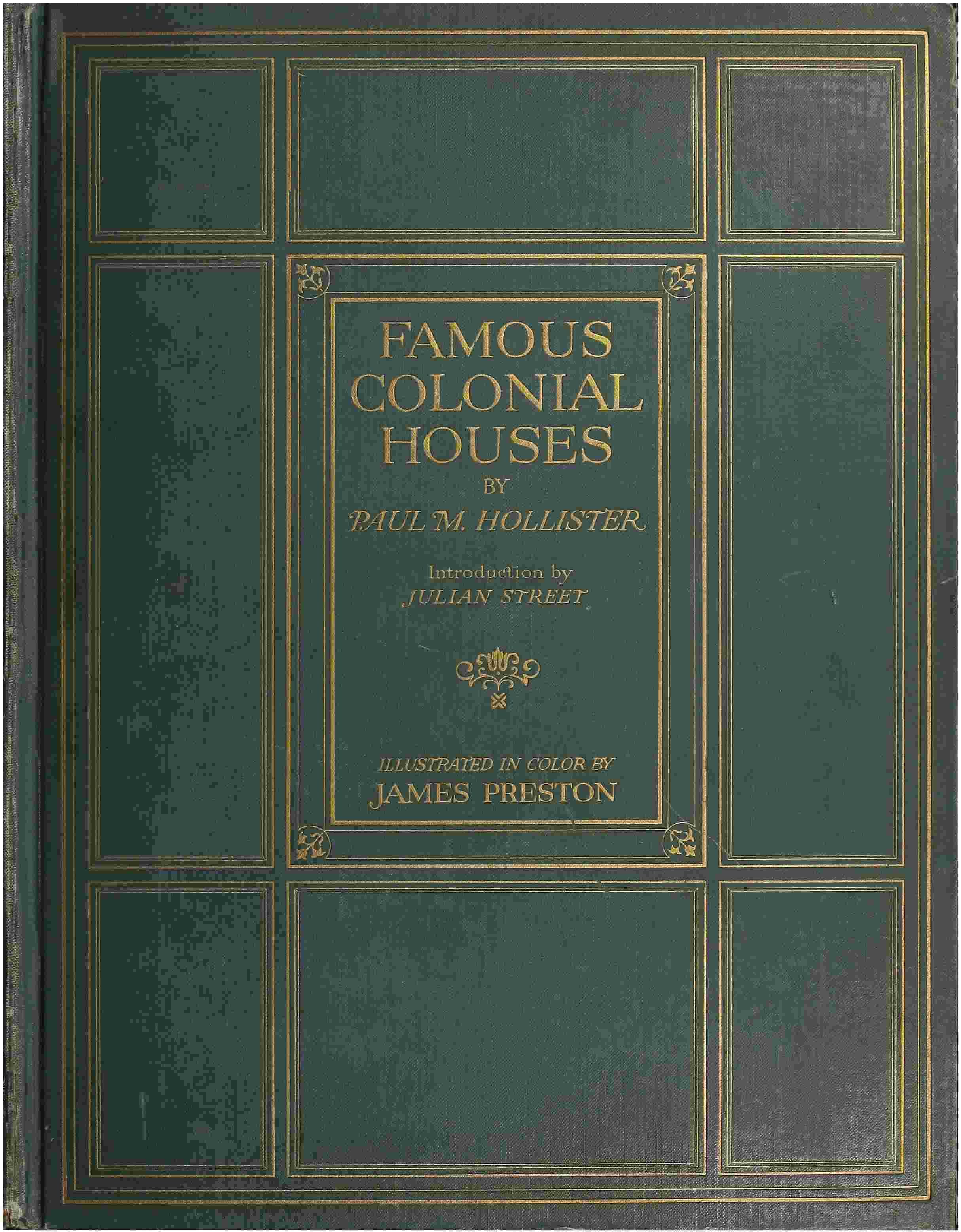 Famous Colonial Houses cover