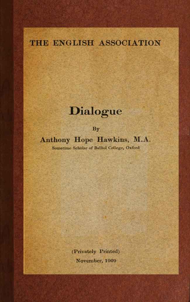 Dialogue cover