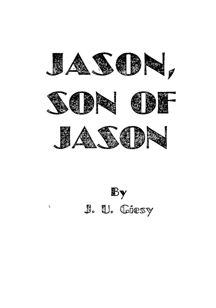 Jason, Son of Jason cover