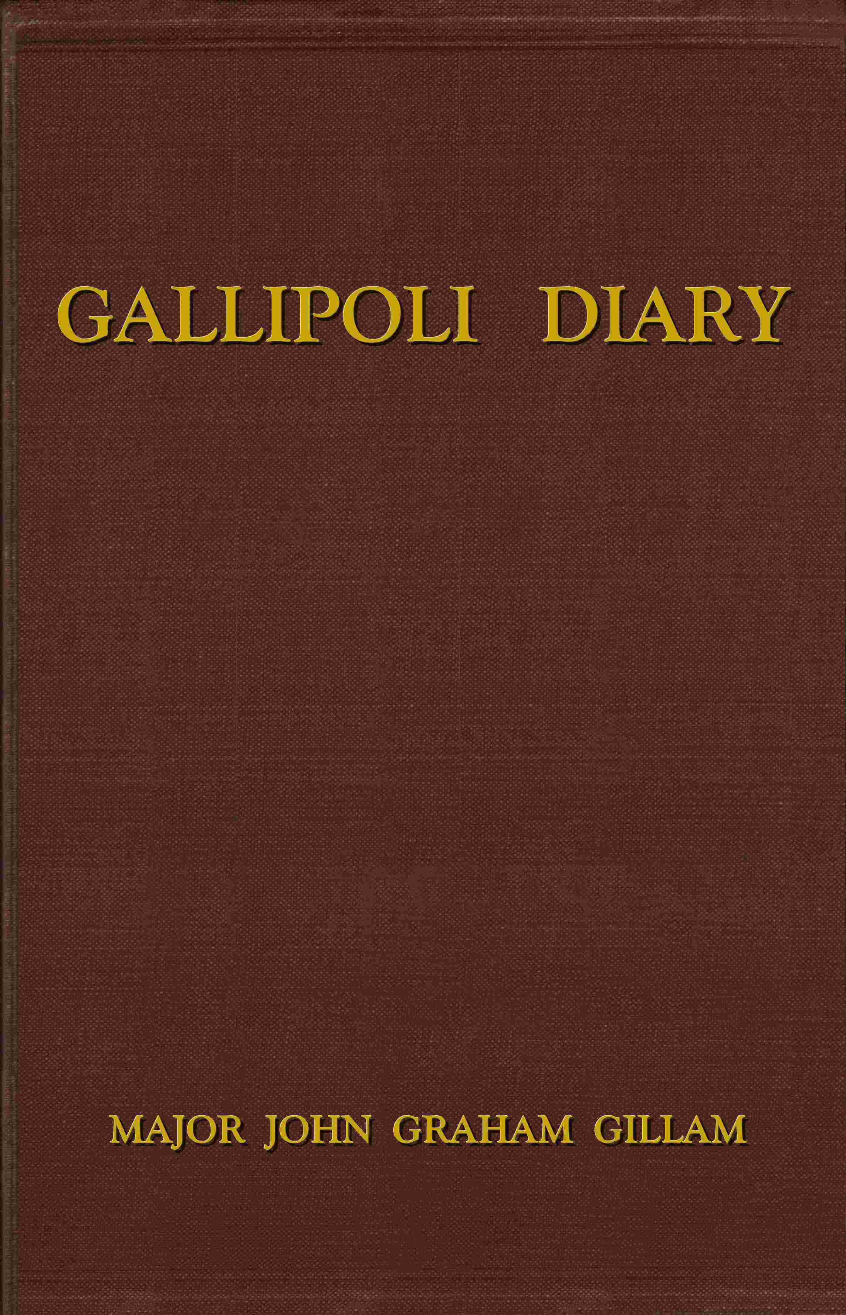 Gallipoli Diary cover