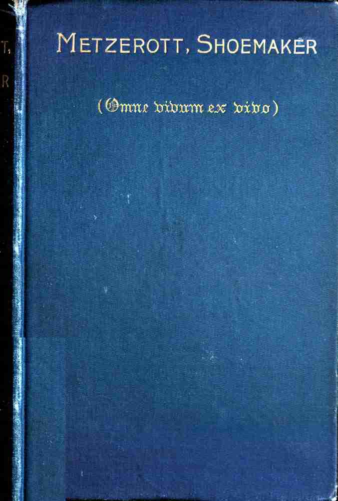 Metzerott, Shoemaker cover