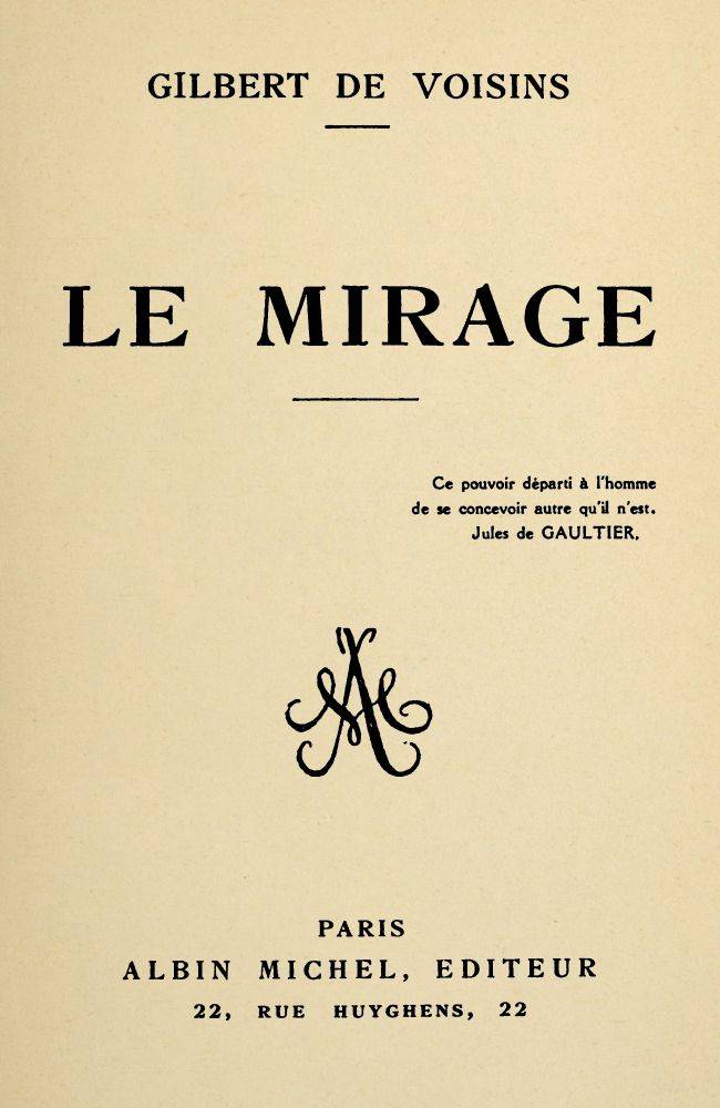 Le Mirage cover