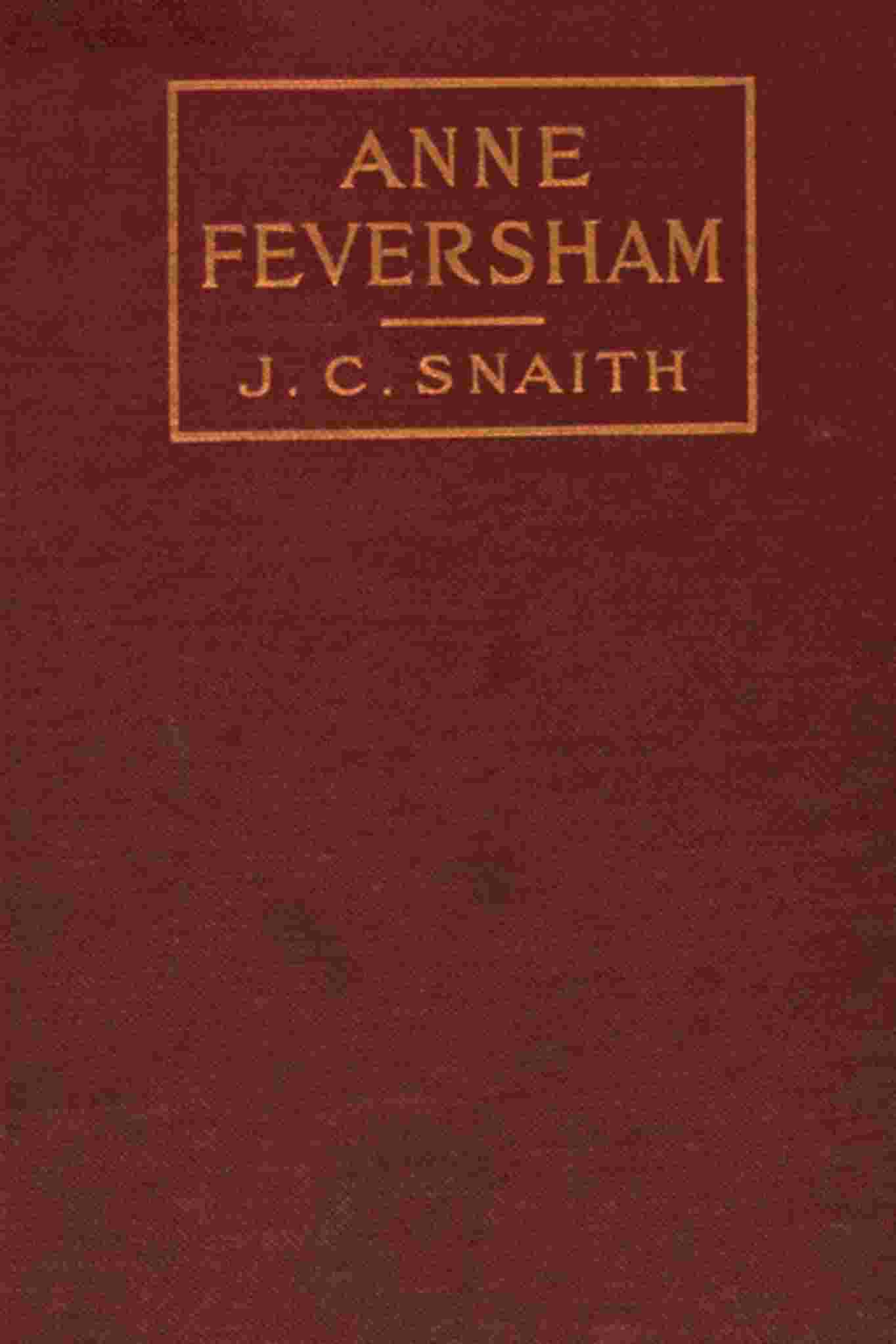 Anne Feversham cover
