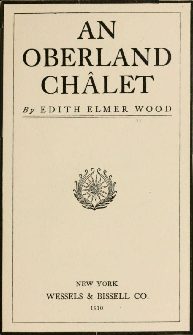 An Oberland Châlet cover