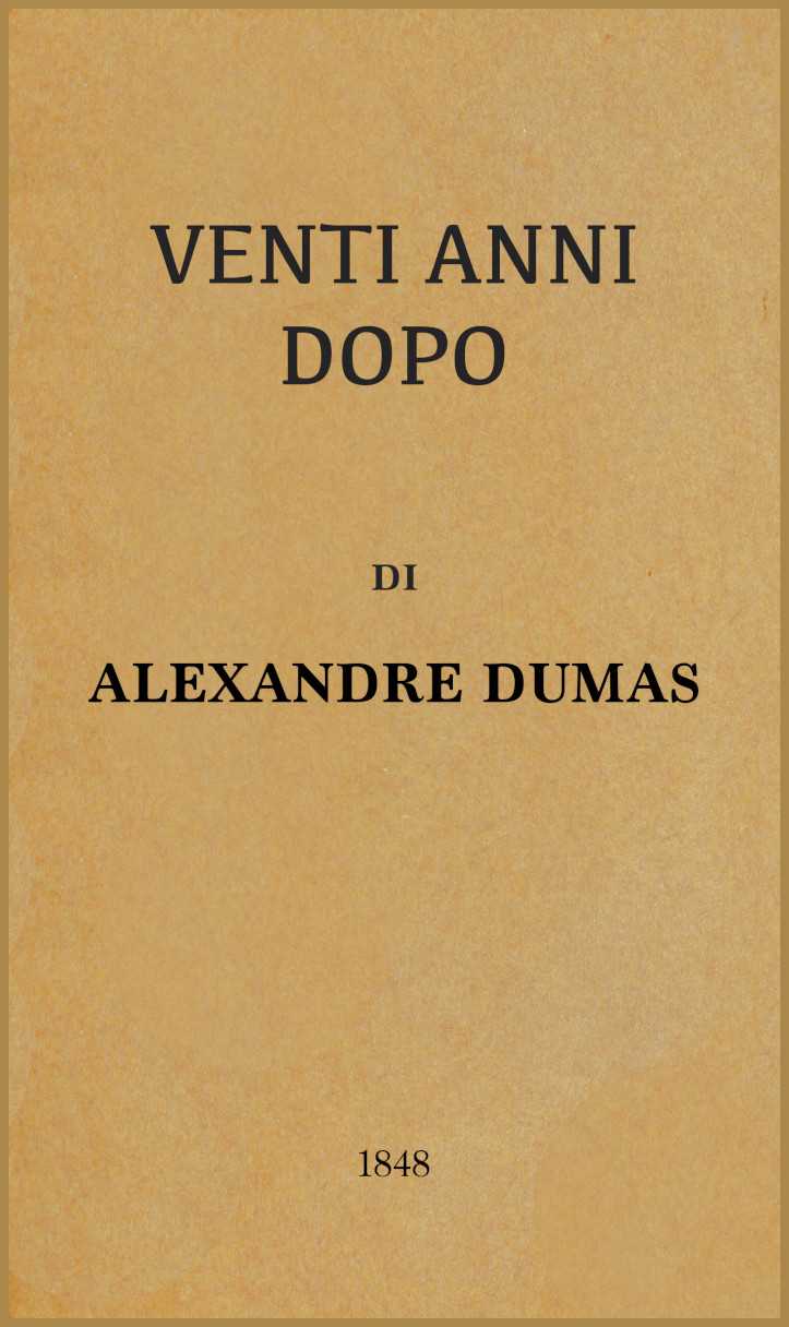 Venti anni dopo cover