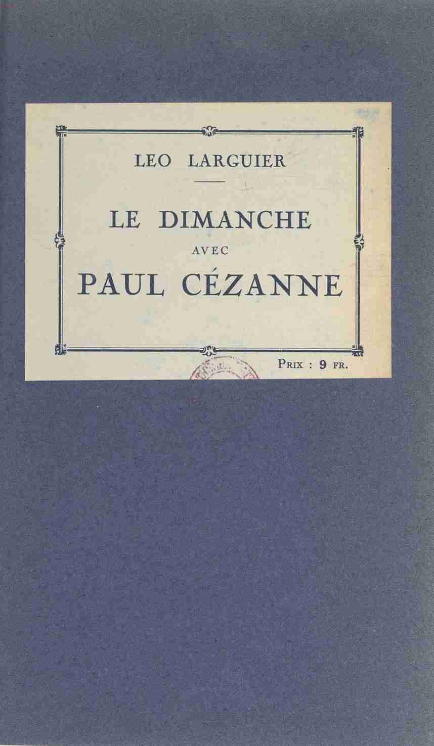 Le dimanche avec Paul Cézanne (souvenirs) cover
