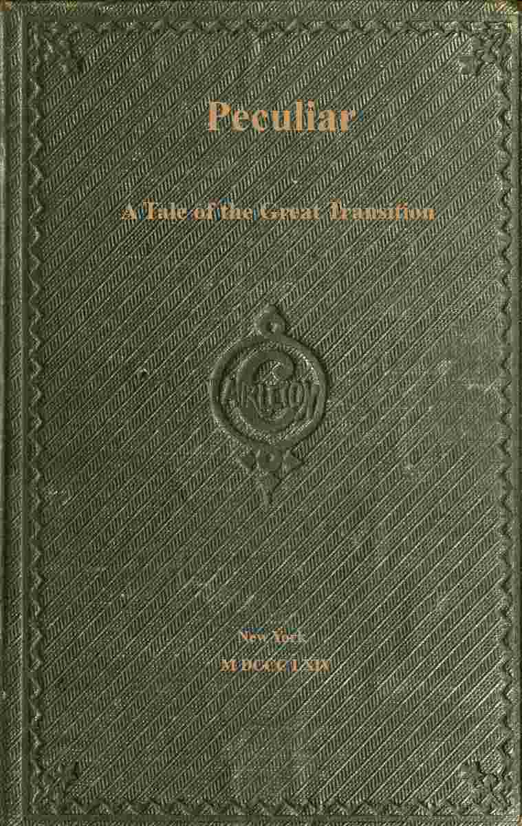 Peculiar: A Tale of the Great Transition cover