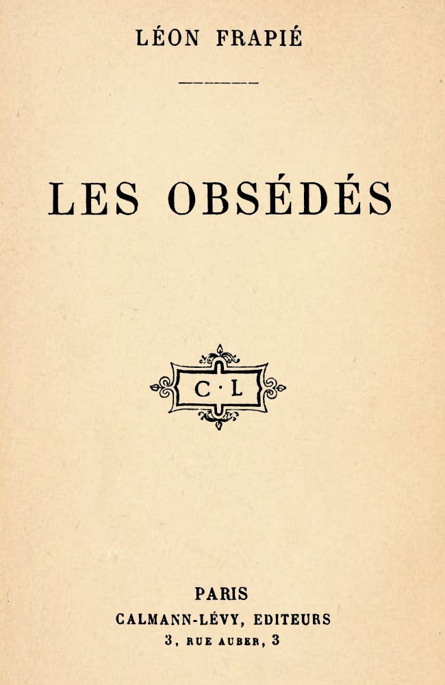 Les Obsédés cover