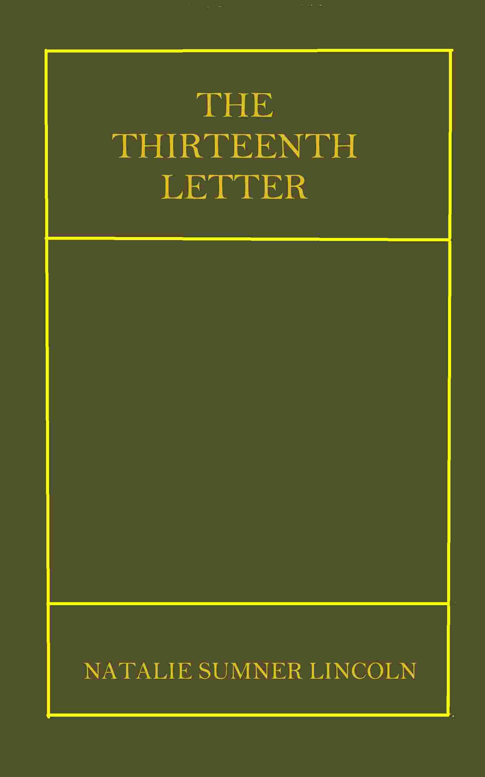 The Thirteenth Letter cover