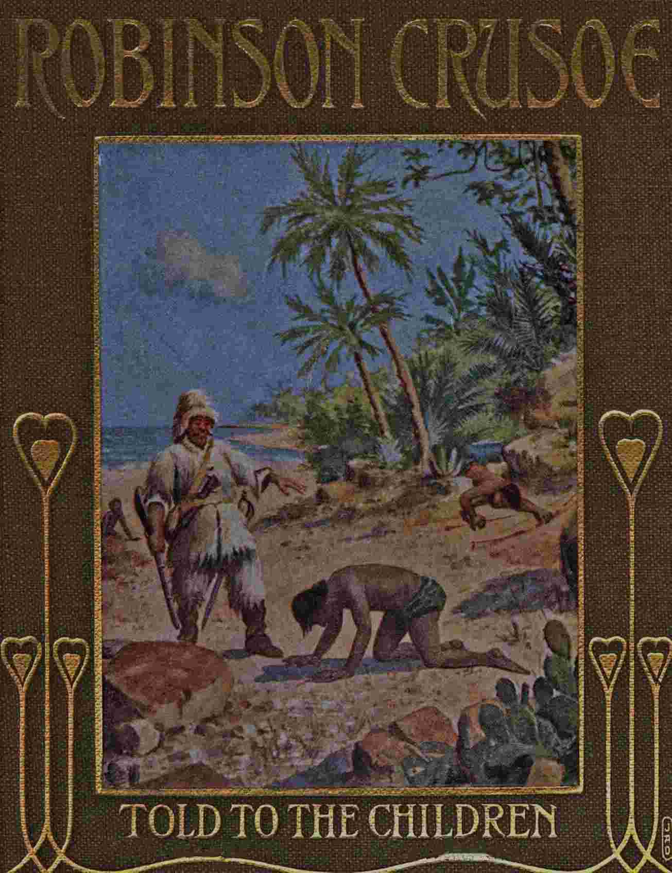 Robinson Crusoe, Told to the Children by John Lang cover