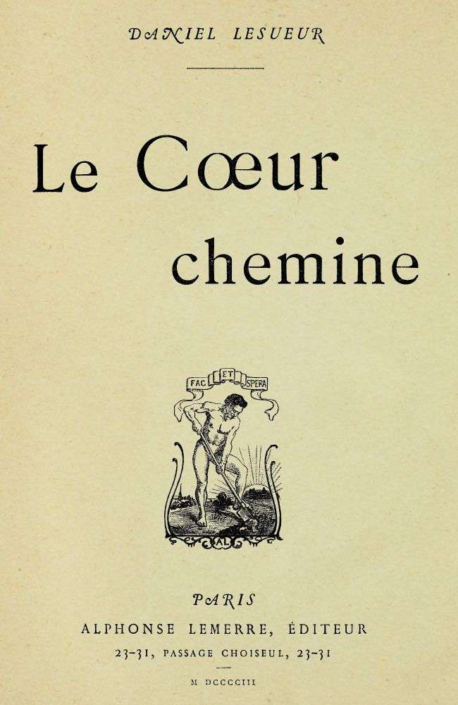 Le Cœur chemine cover