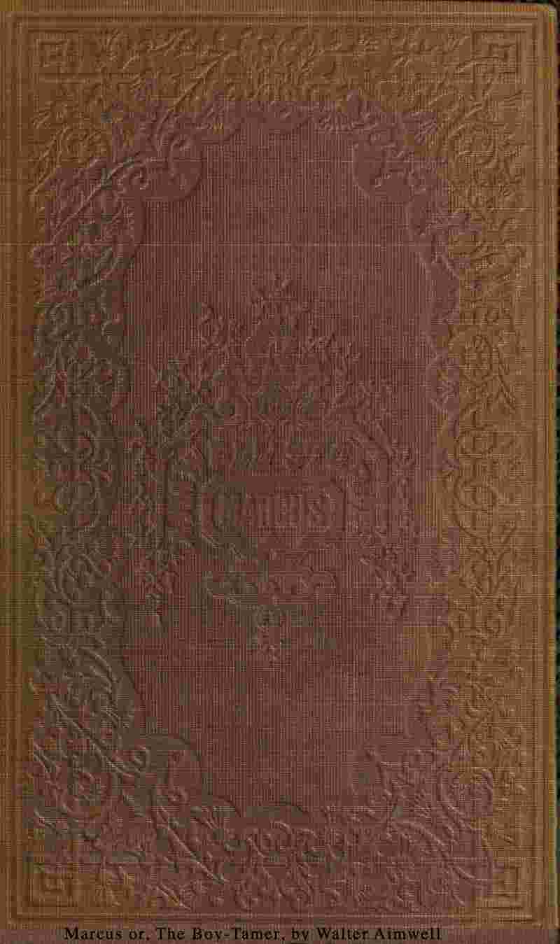 Marcus; or, The Boy-Tamer cover
