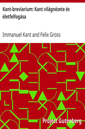 Kant-breviarium: Kant világnézete és életfelfogása cover