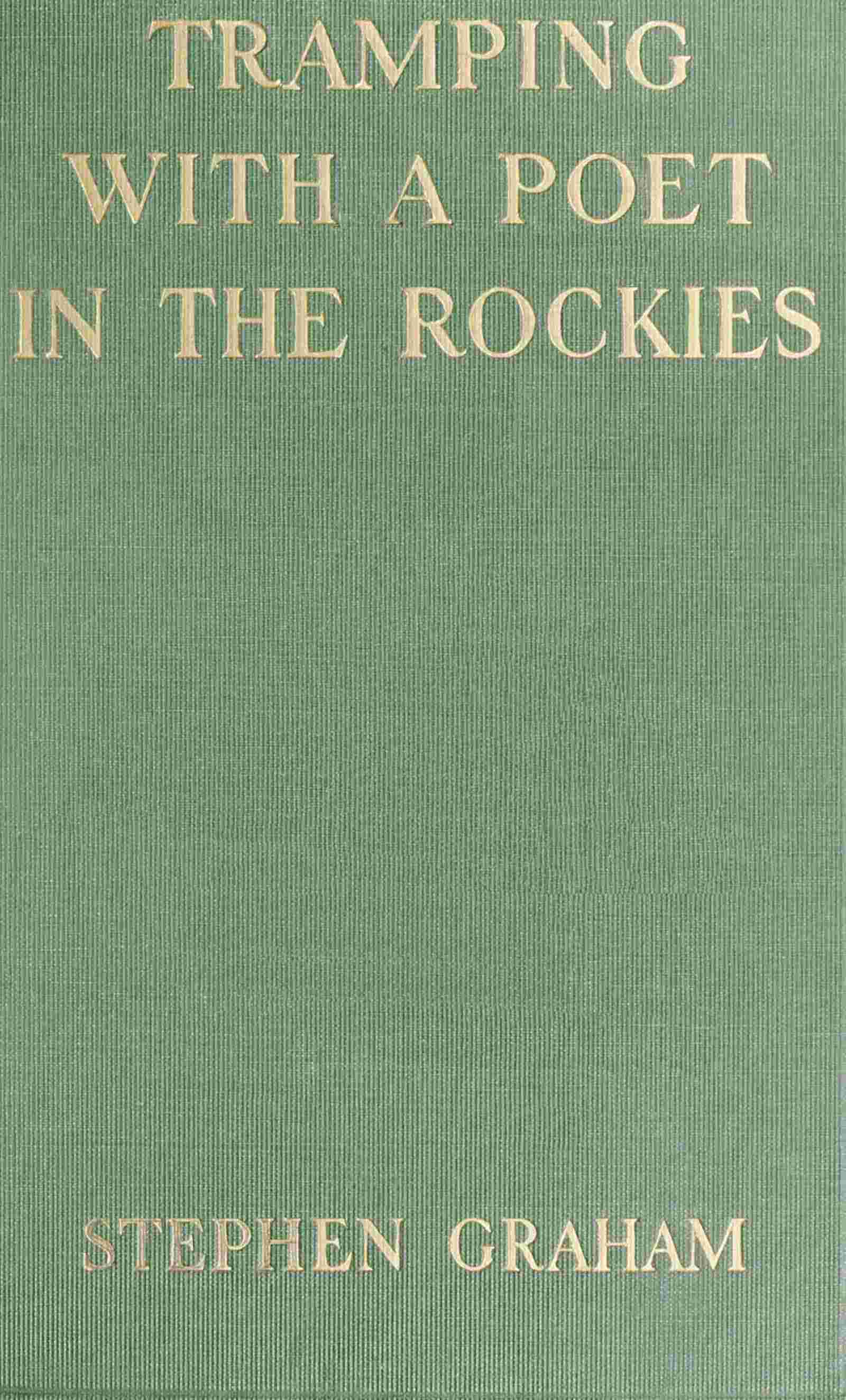 Tramping With a Poet in the Rockies cover