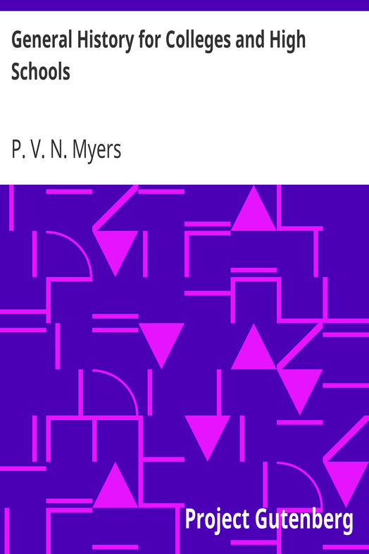 General History for Colleges and High Schools cover