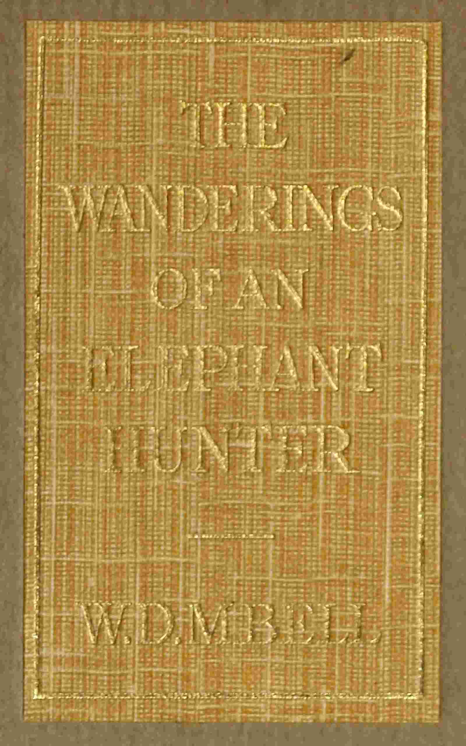 The Wanderings of an Elephant Hunter cover