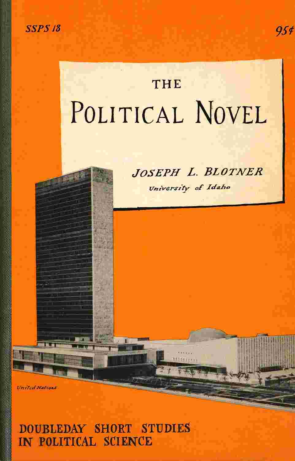 The political novel cover