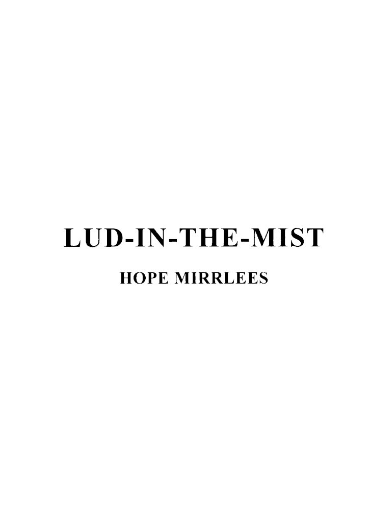 Lud-in-the-Mist cover