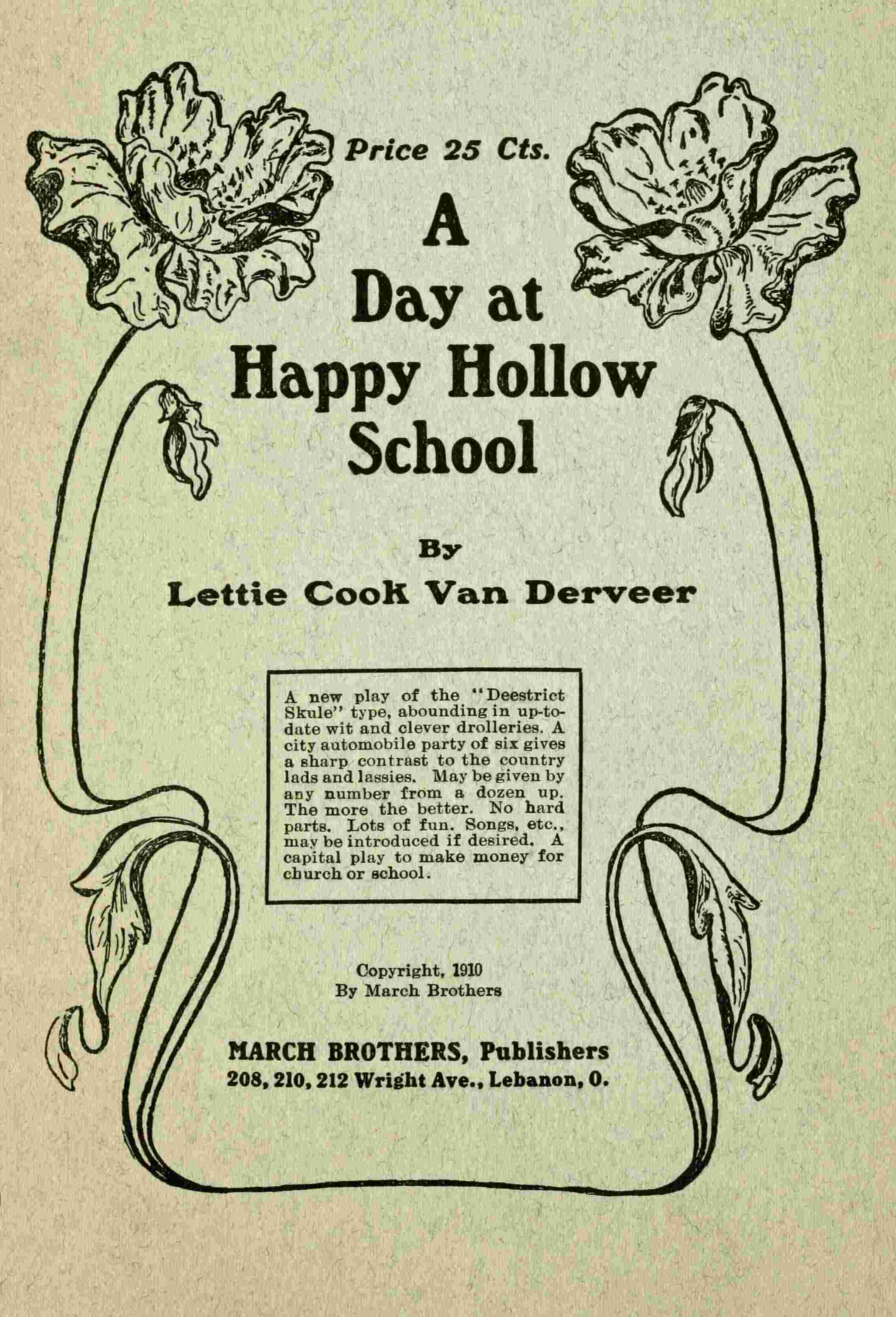 A day at Happy Hollow School cover
