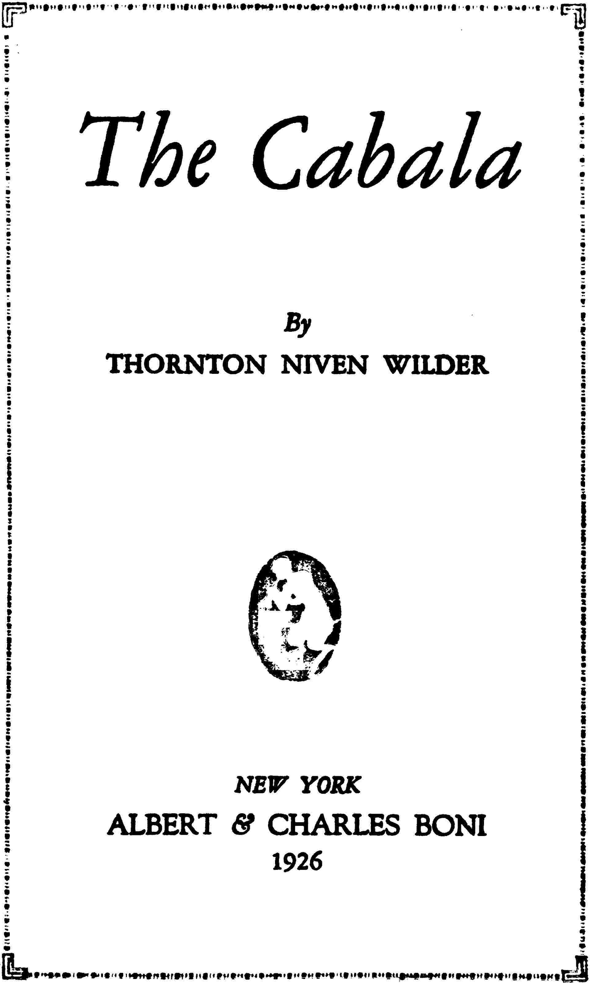 The Cabala cover