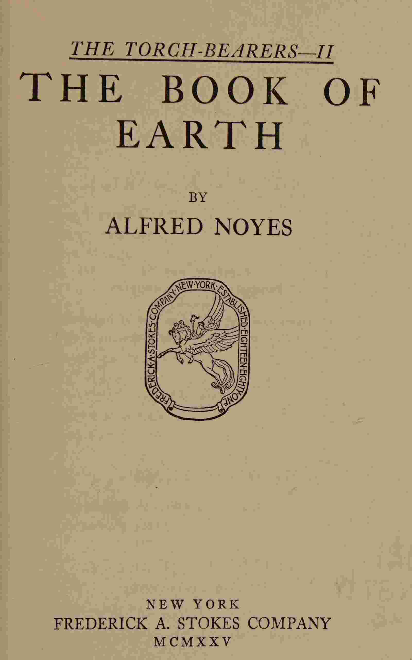 The book of earth cover