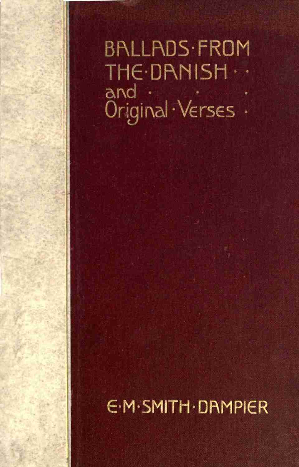 Ballads from the Danish and Original Verses cover