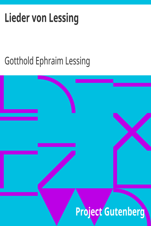 Lieder von Lessing cover