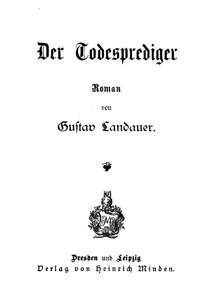 Der Todesprediger cover