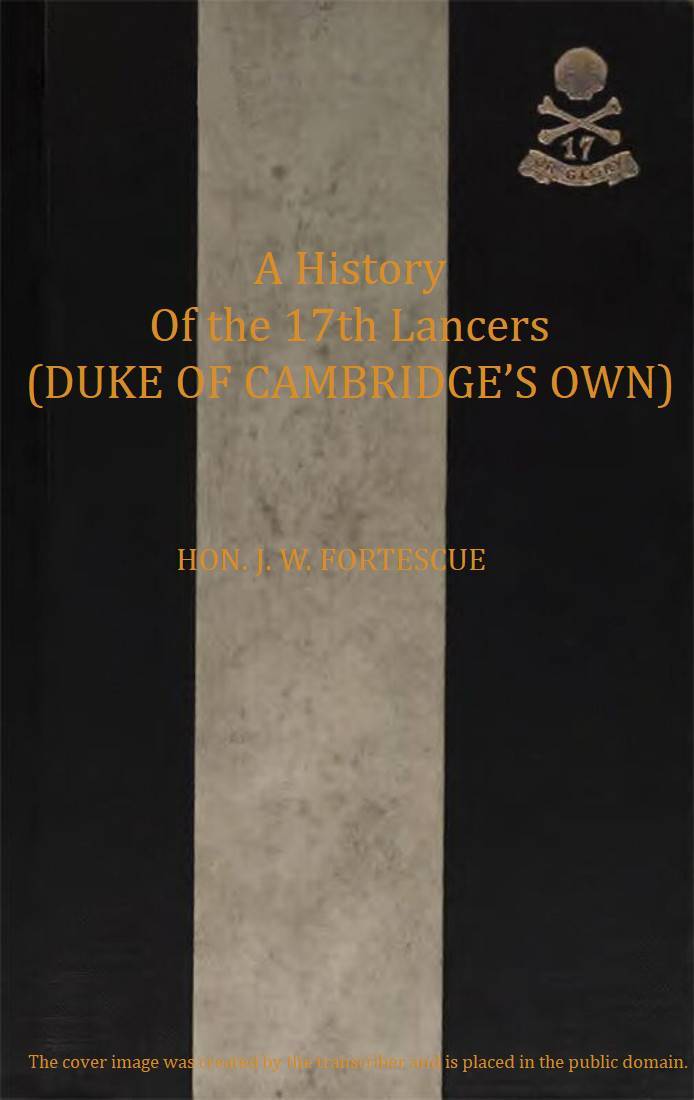 A History of the 17th Lancers (Duke of Cambridge's Own) cover