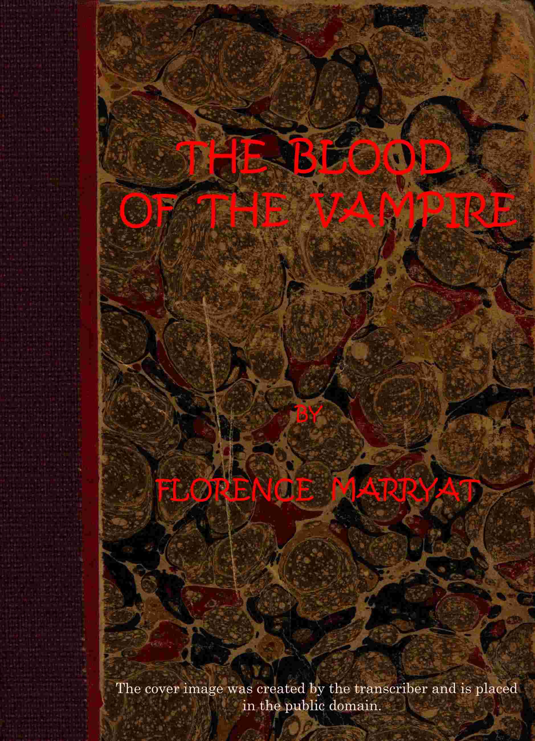 The blood of the vampire cover