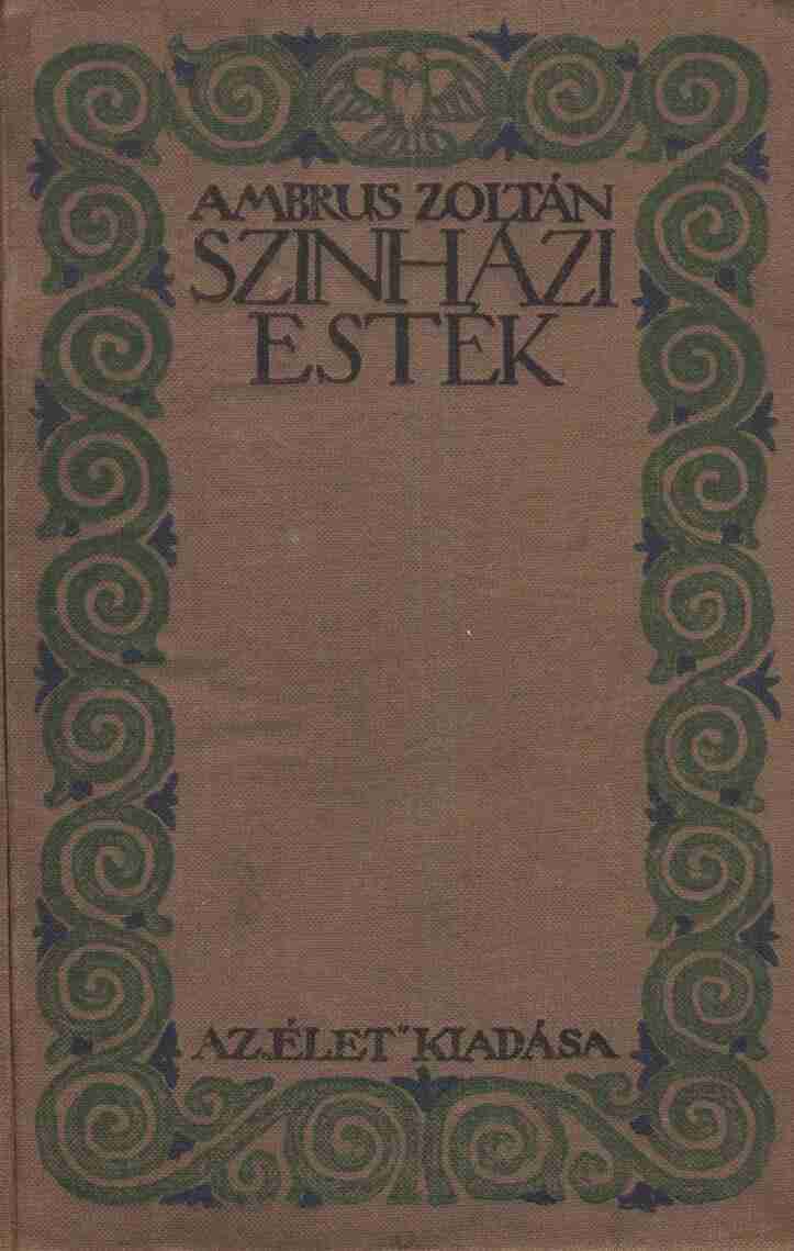 Színházi esték cover