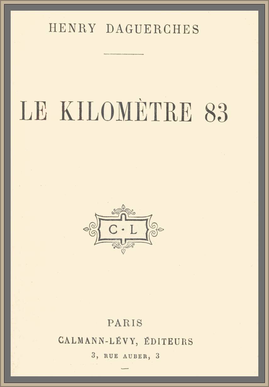 Le kilomètre 83 cover