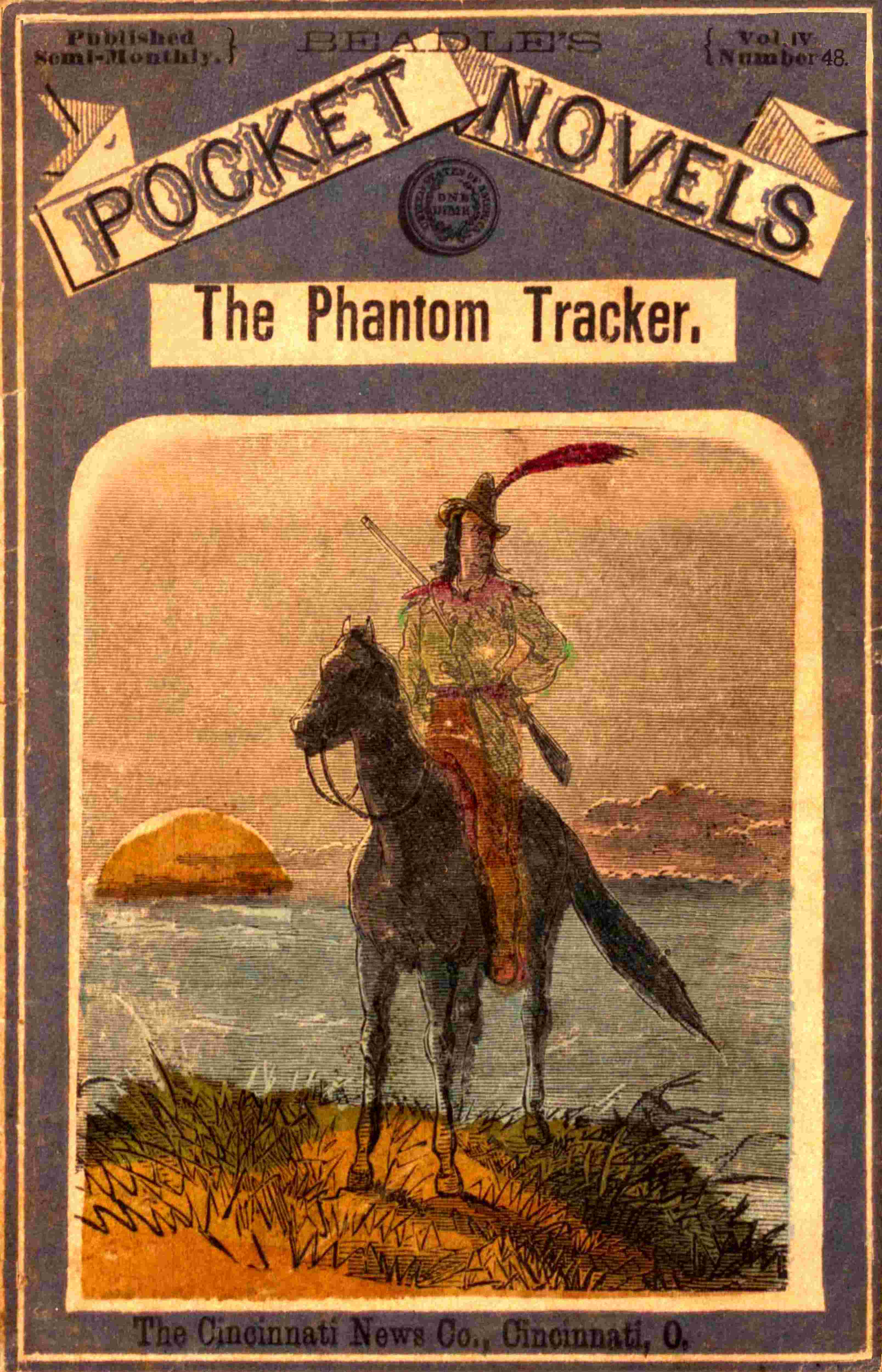 The phantom tracker; or, The prisoner of the hill cave cover