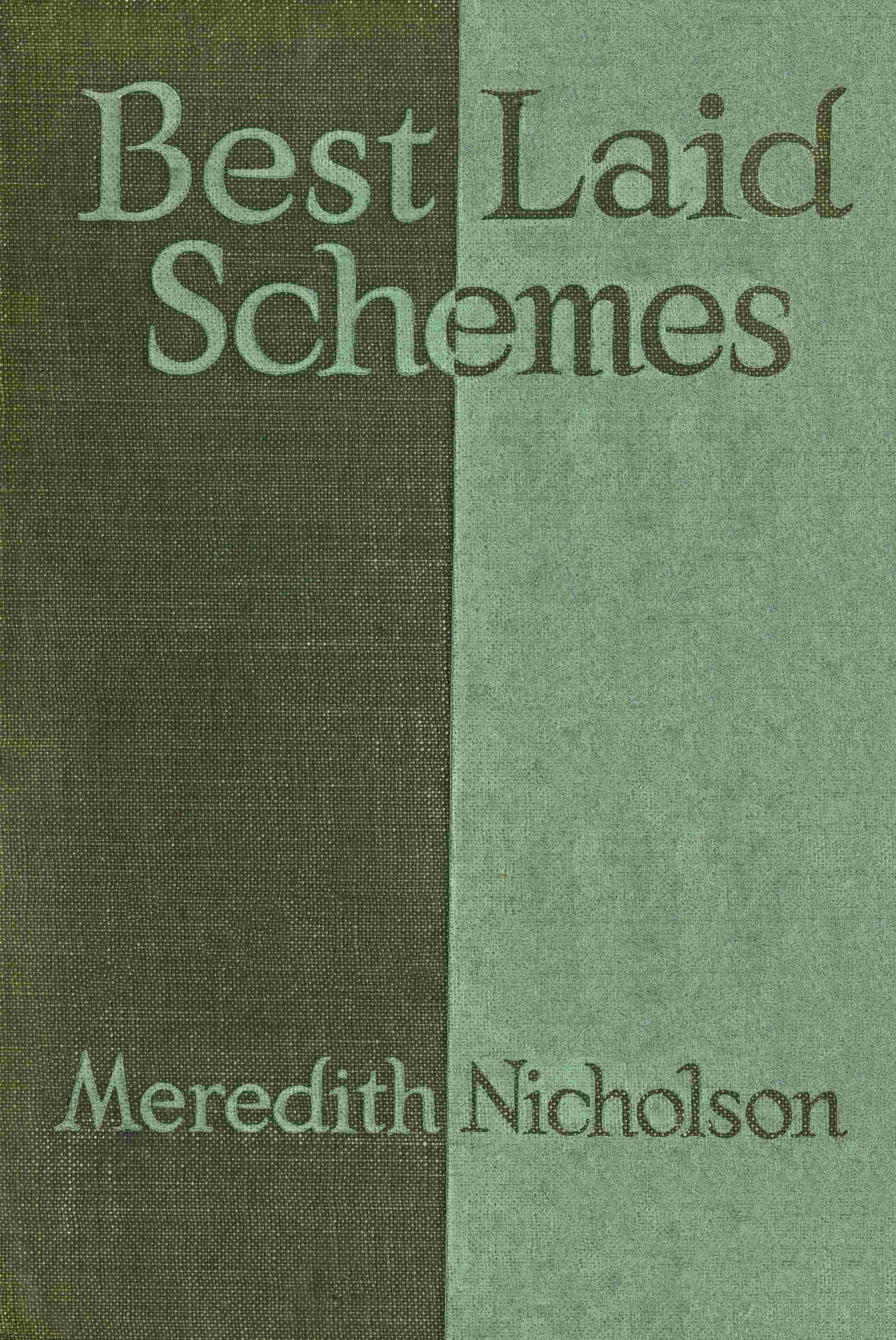 Best laid schemes cover