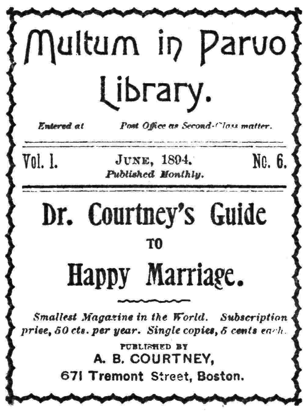 Dr. Courtney's guide to happy marriage cover