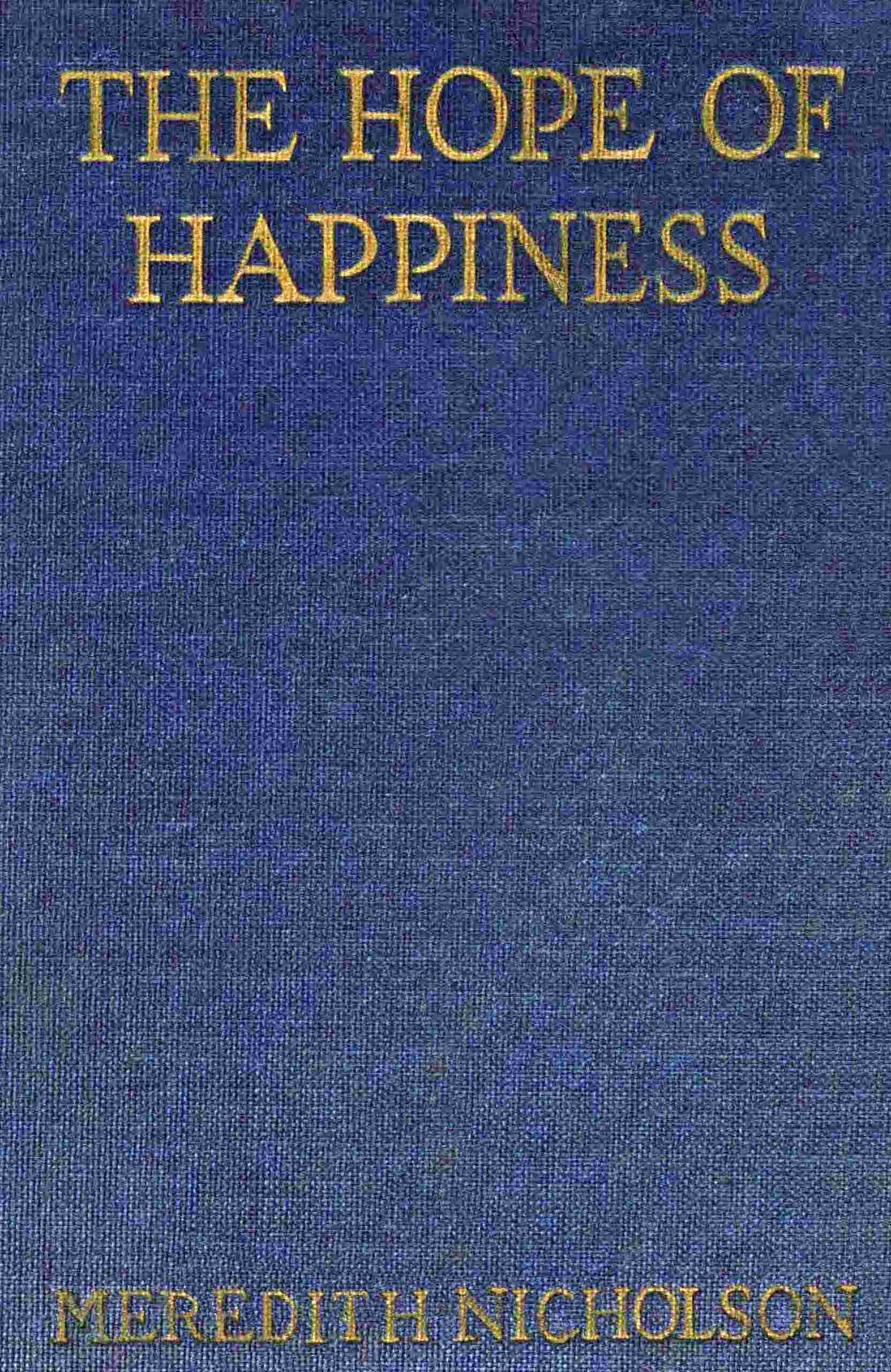 The hope of happiness cover