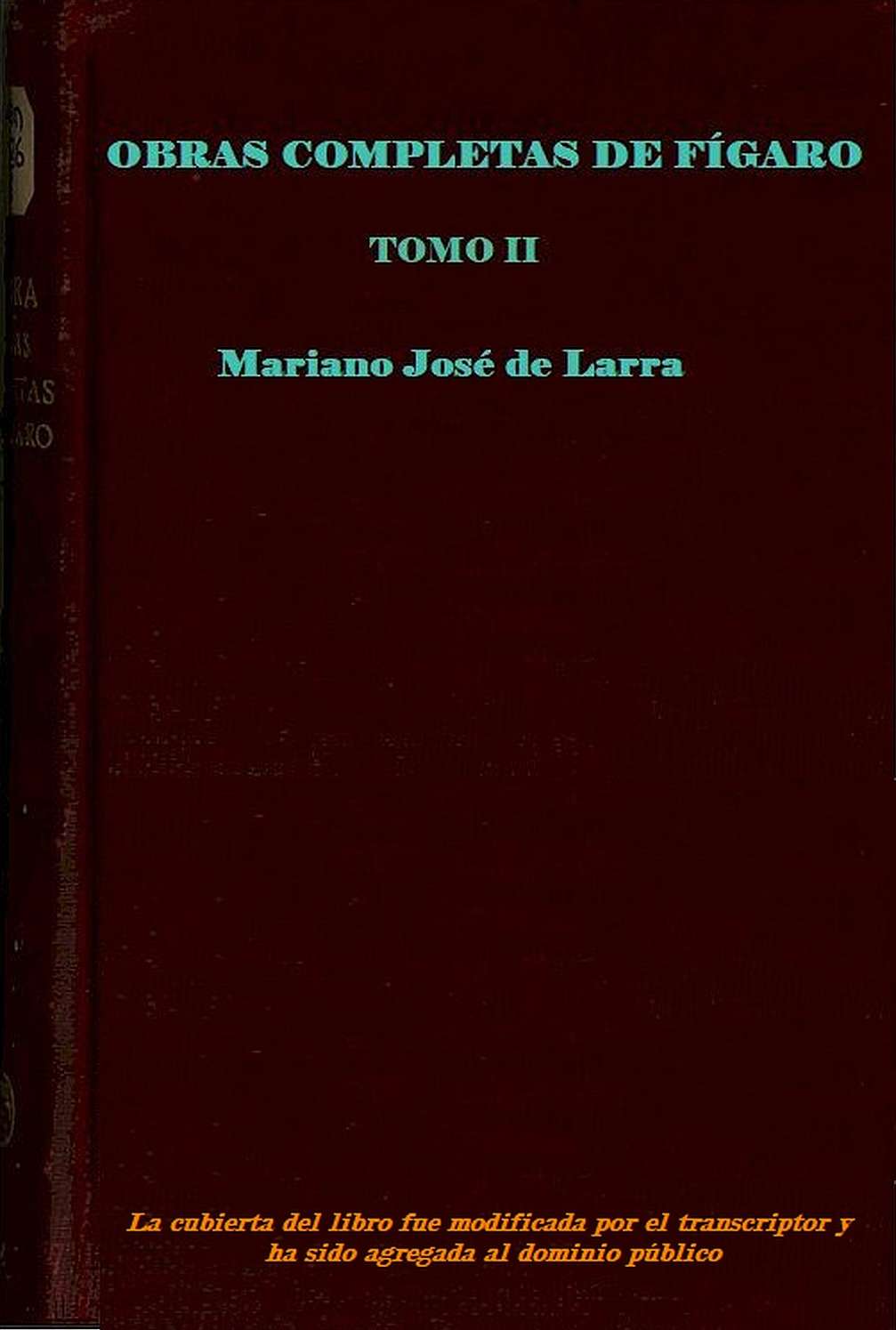 Obras completas de Fígaro, Tomo 2 cover