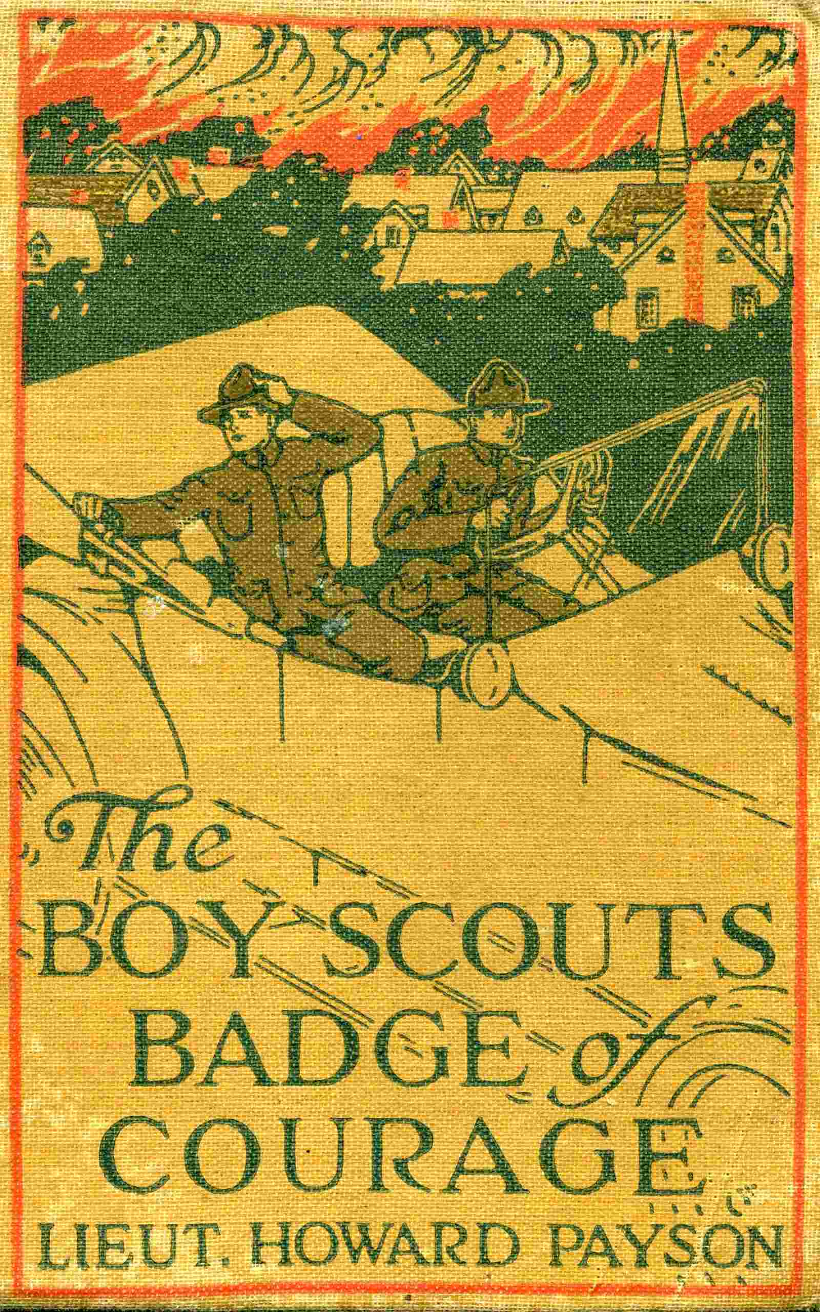The Boy Scouts' badge of courage cover