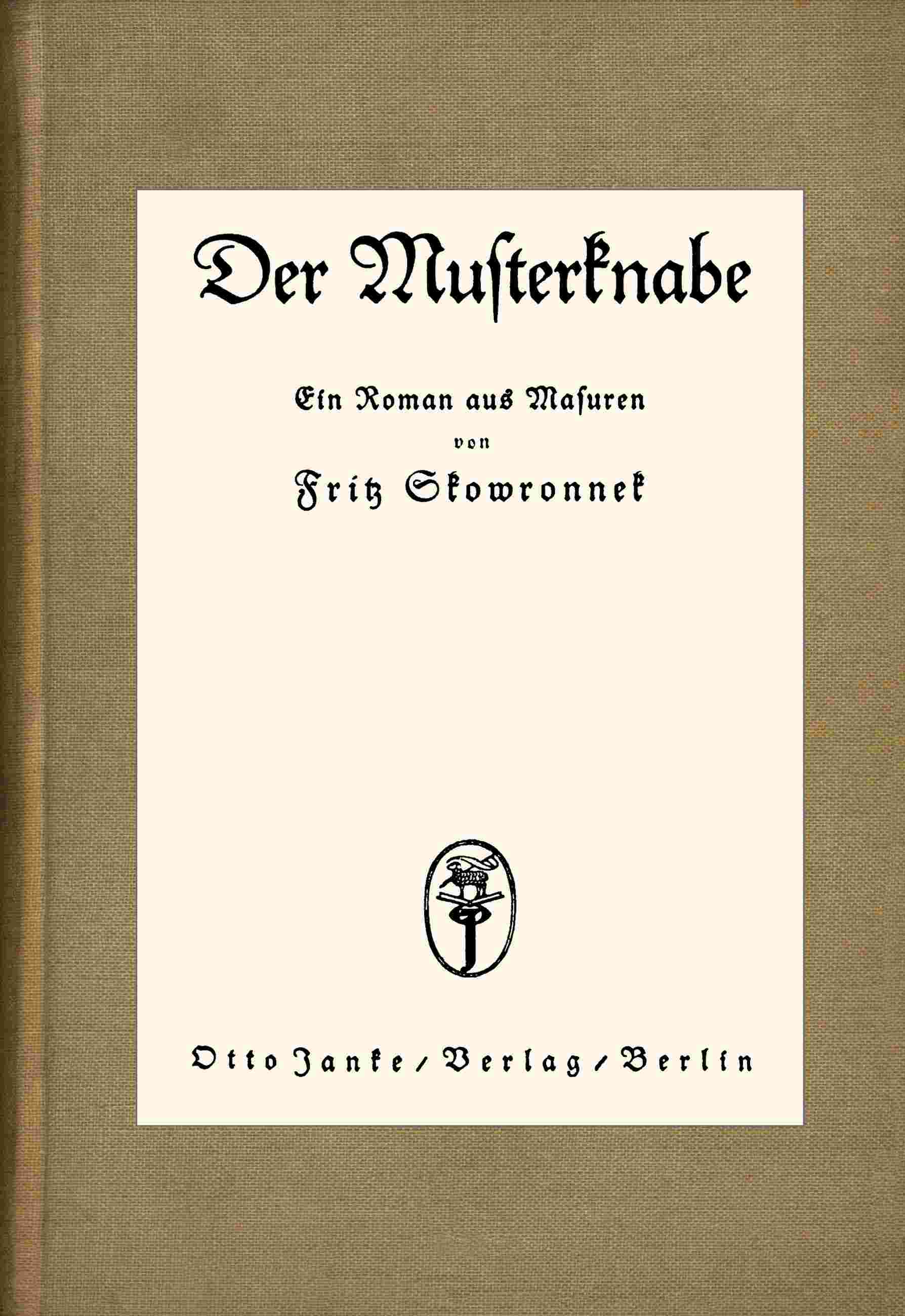 Der Musterknabe: Ein Roman aus den Masuren cover