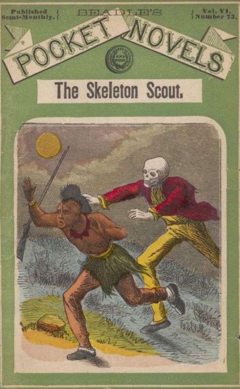 The skeleton scout; or, The border block cover
