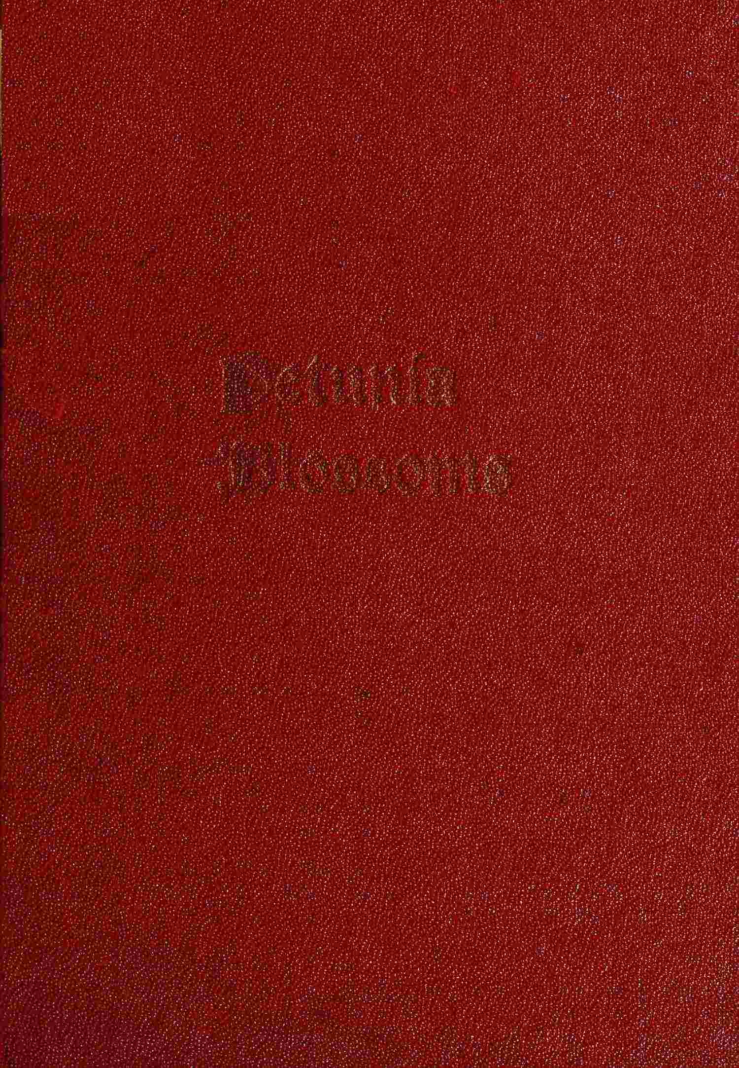 Petunia blossoms: Ballads and poems cover